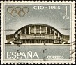 Spain - 1965 - International Olympic Committee Meeting - 1 PTA - Grey, Black & Gold - Madrid, Building - Edifil 1677 - Palacio de los deportes de Madrid - 0